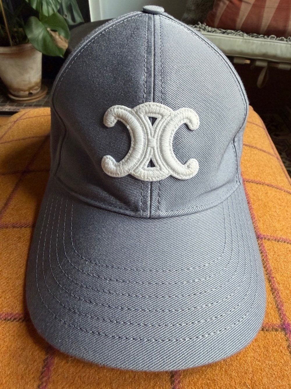 Celine Triomphe Baseball Cap Size Medium